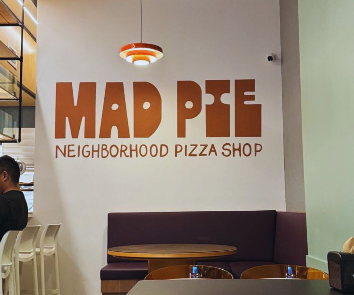 Mad Pie - Dining Area & Logo
