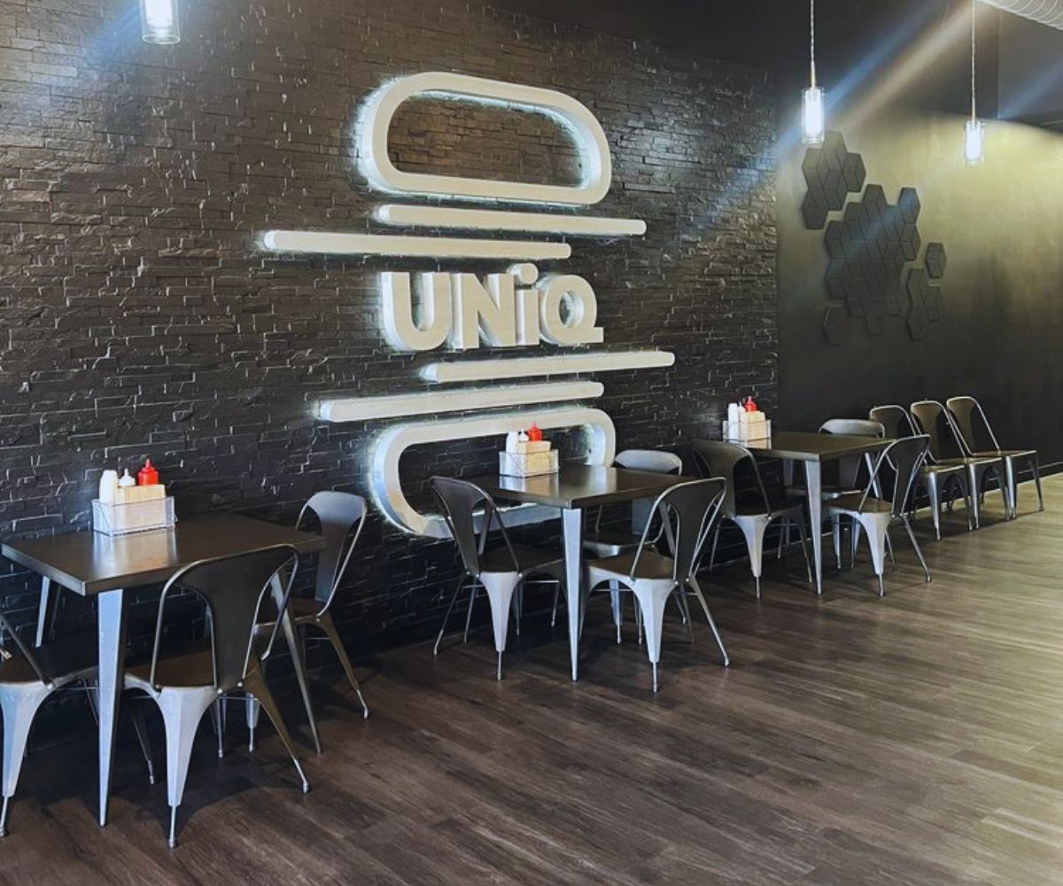UNiQ Burger - Inside Eating Area 