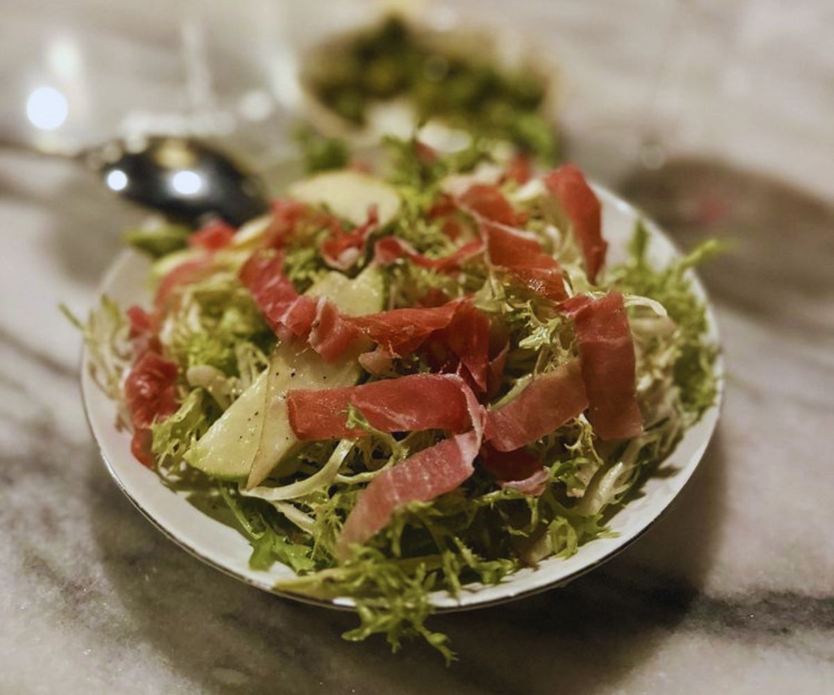 Fat Of The Land - Apple Pear Frisée Salad