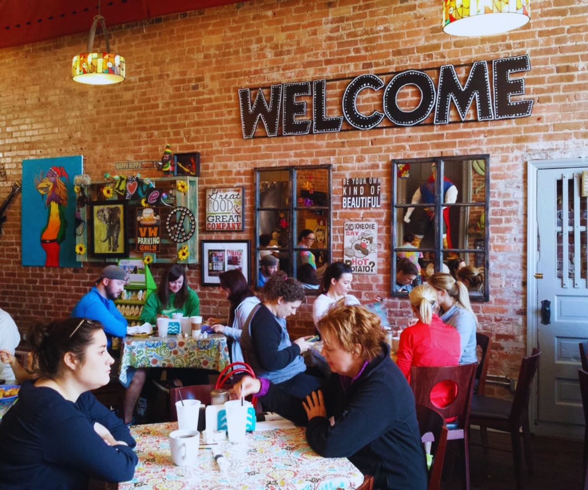 Plucked Up Chicken & Biscuits - Quirky Decor & Dining Area