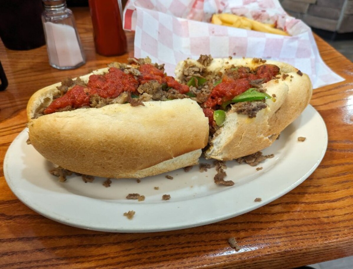 Food in Martellucci's Pizzeria, Bethlehem, PA