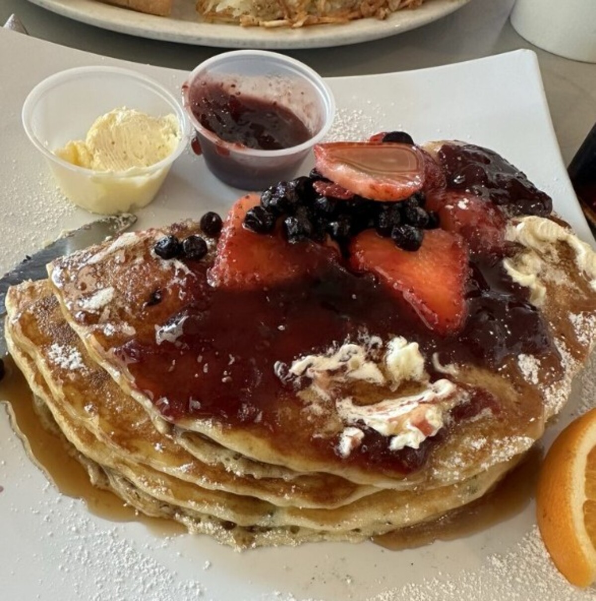 Food in Pancake Joe's, San Antonio, TX