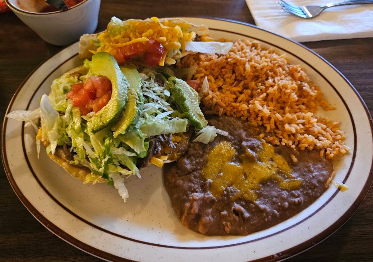 Food in Mitla Cafe, San Bernardino, CA