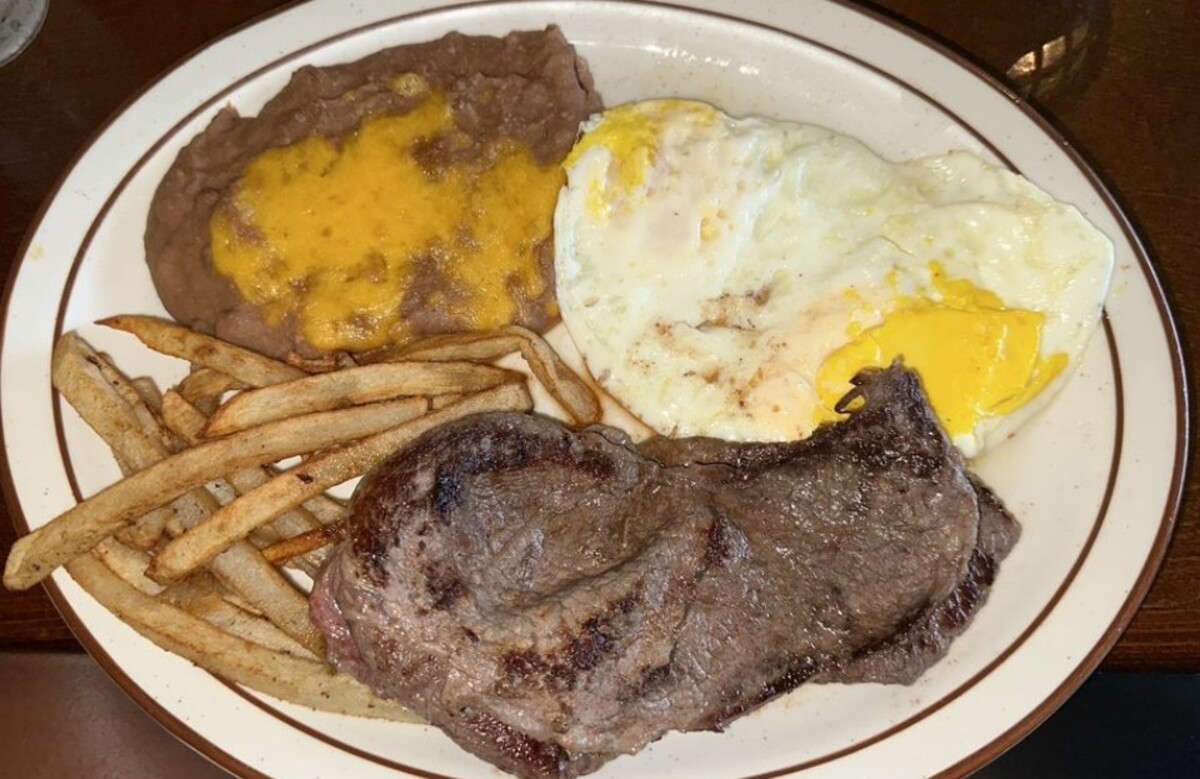 Food in Mitla Cafe, San Bernardino, CA