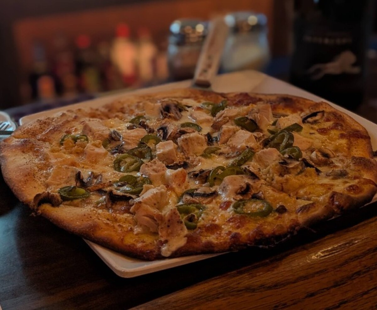 Food in Mike's Pizzeria, Fresno, CA