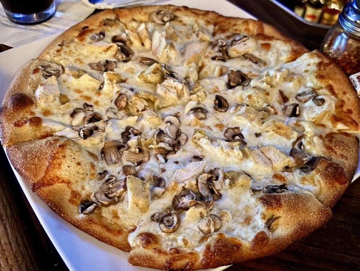 Food in Mike's Pizzeria, Fresno, CA