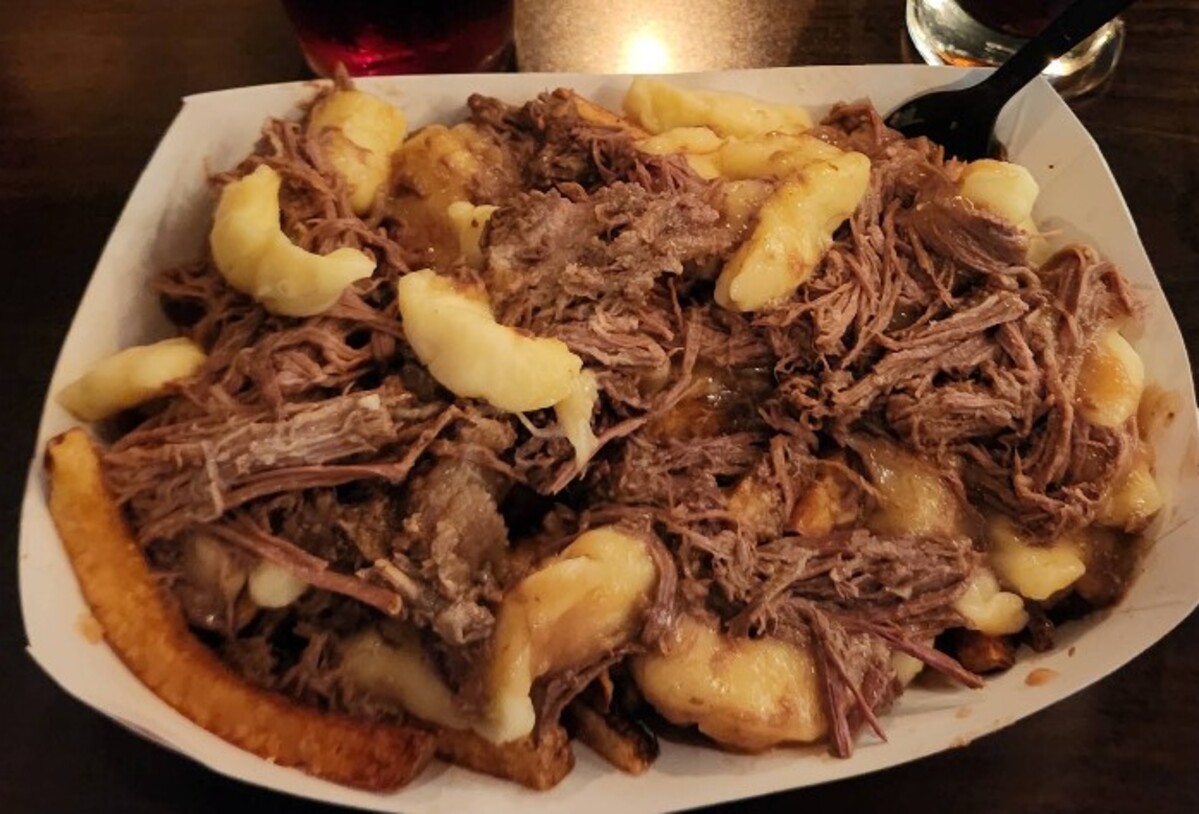 Food in George's Lounge, Canton, OH