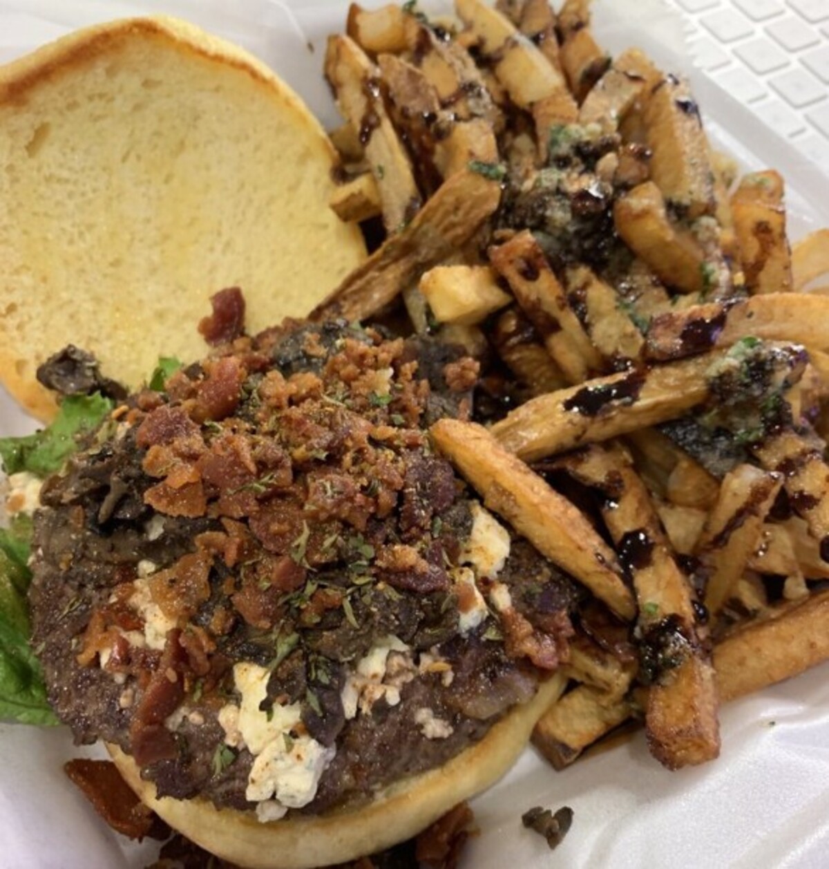 Food in George's Lounge, Canton, OH