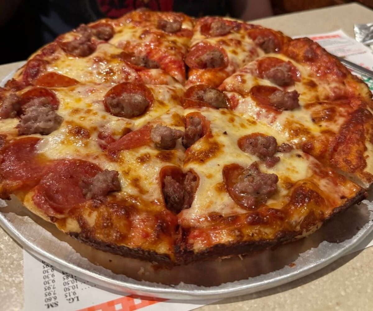 Food in Luigi's Restaurant, Akron, OH