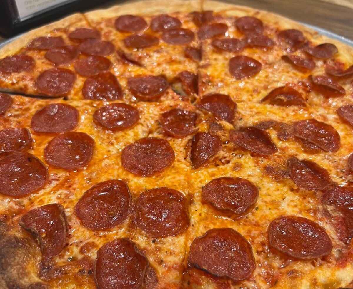 Food in Massimo’s Pizza, Huntington Beach, CA