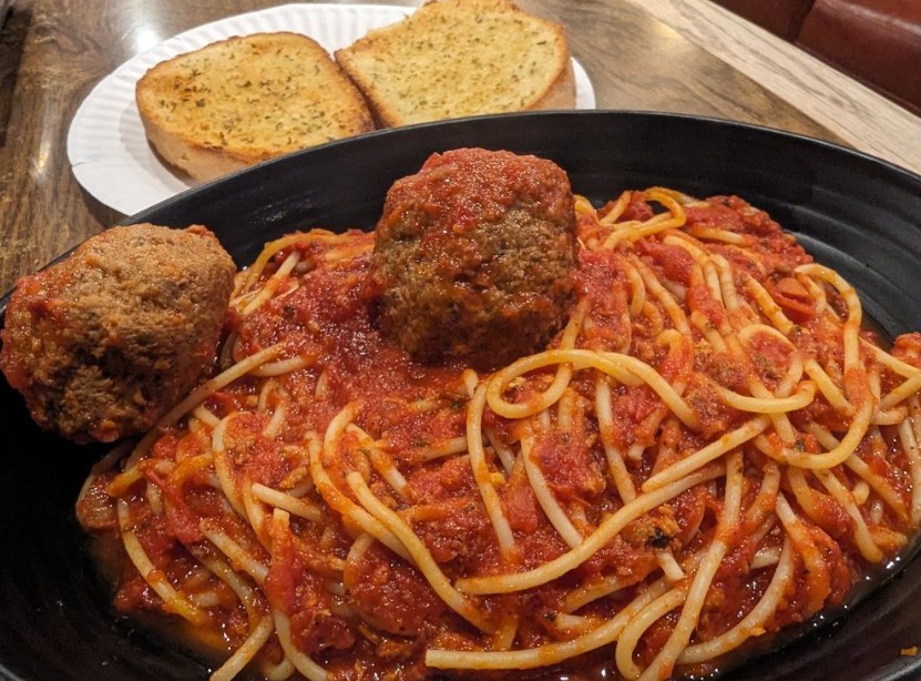 Food in Massimo’s Pizza, Huntington Beach, CA