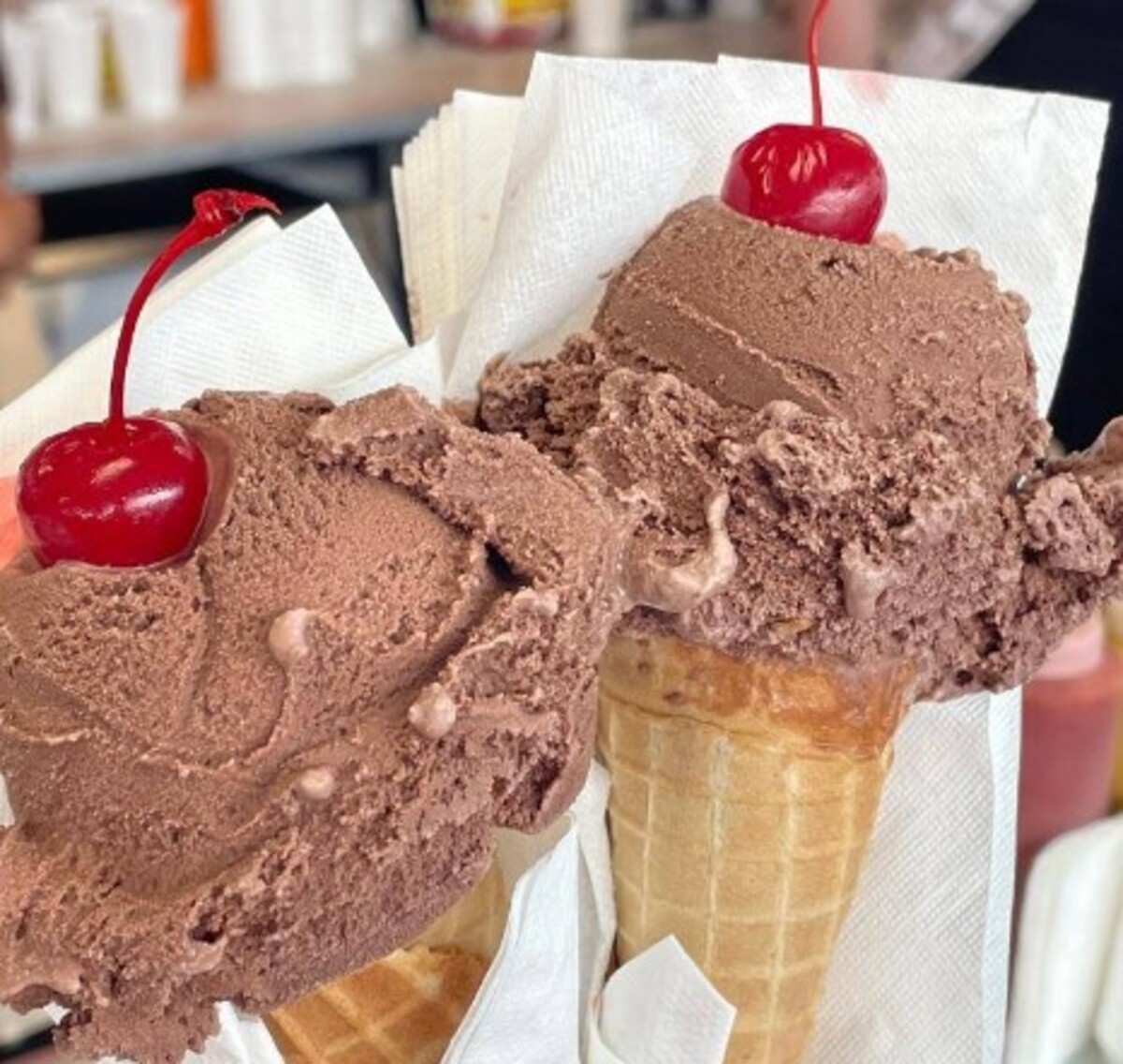 Food in Doumar's Cones & Barbecue, Norfolk, VA