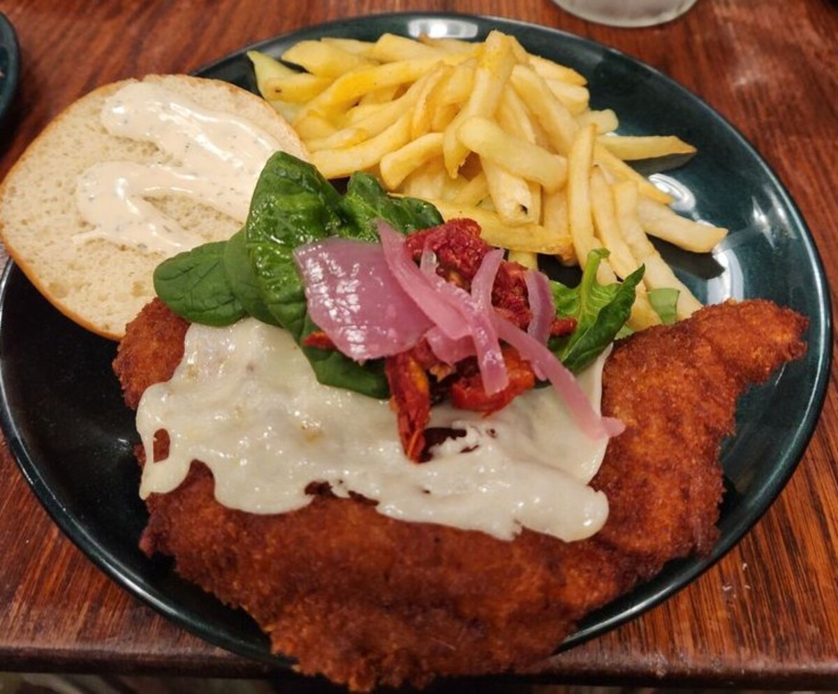 Food in Schilo's Delicatessen, San Antonio, TX