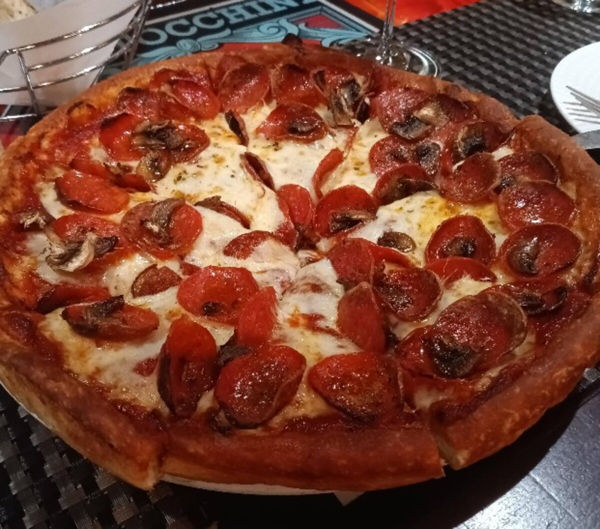 Food in Vaccaro’s Trattoria, Akron, OH