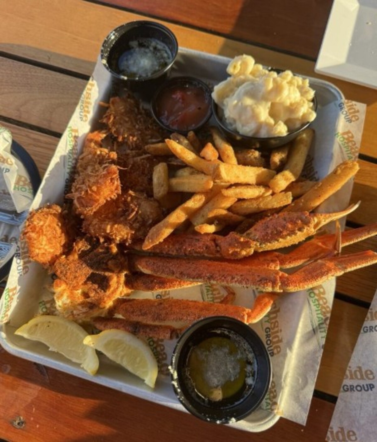 Food in Crabby's Oceanside, Daytona Beach, FL