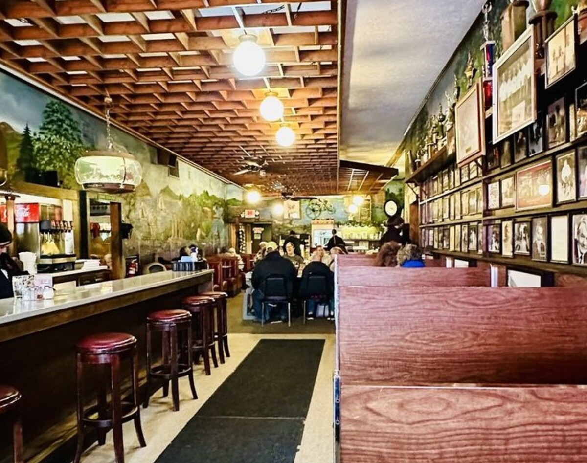 Food in Luigi's Restaurant, Akron, OH