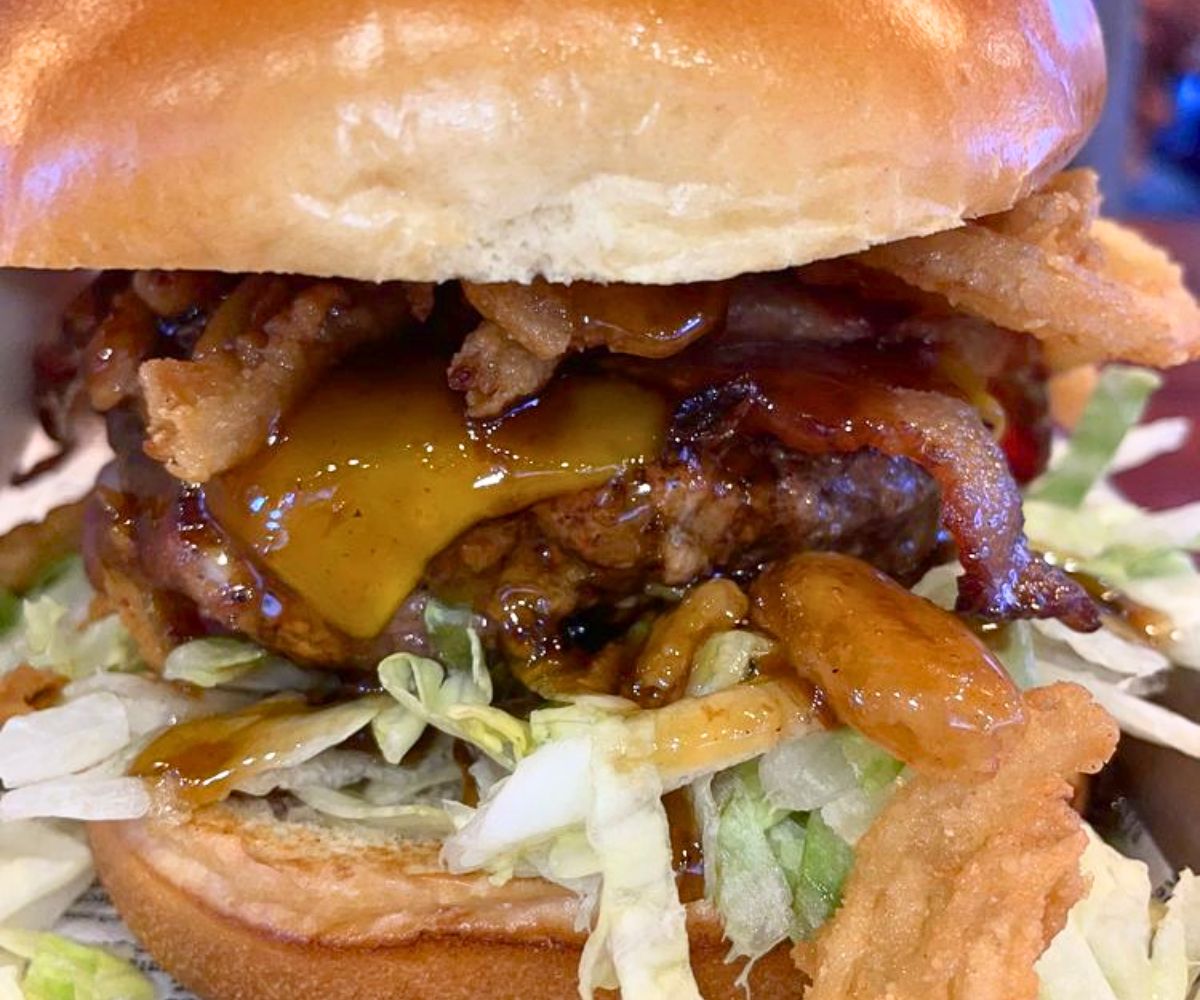 BBQ Bacon Burger at The 859 Taproom KY