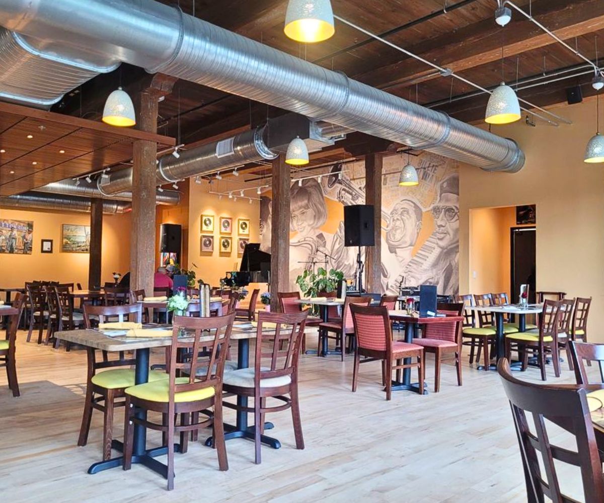 interior of The Prime Smokehouse in Rocky Mount, North Carolina