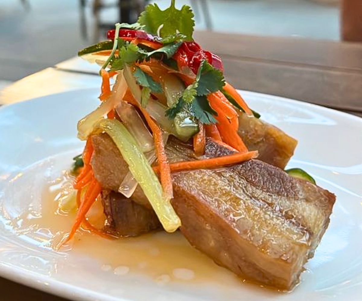 Braised Kurobuta Pork Belly at The Copper Onion in Salt Lake City, Utah