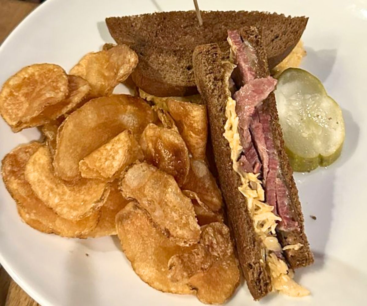 Reuben Sandwich at Table 32 in Sioux City, IA
