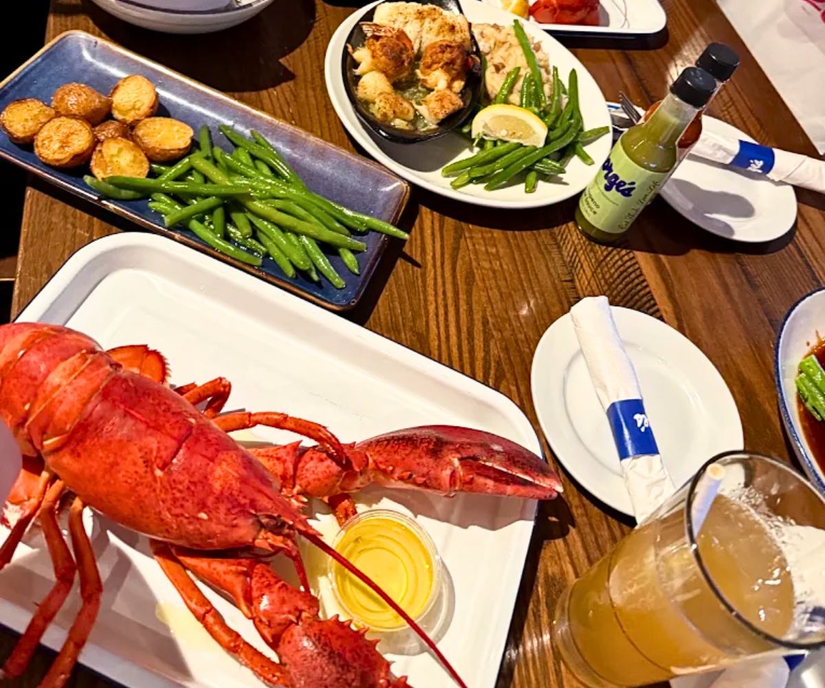 spread at George's Of Galilee in Narragansett, Rhode Island