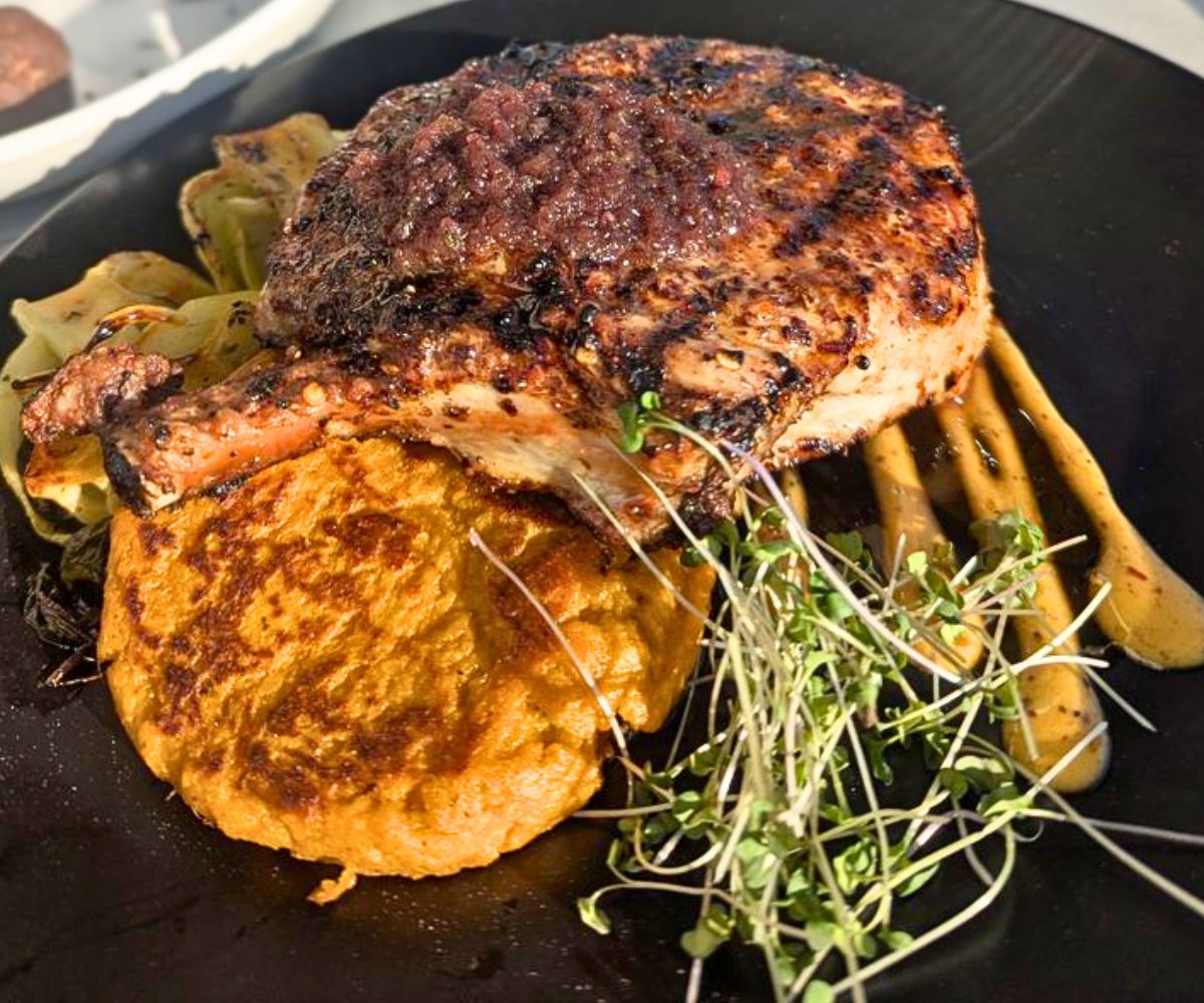 Fourk Chop at Fourk in Hickory, NC