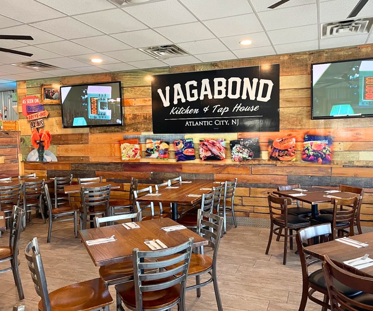 interior of Vagabond Kitchen & Tap House in Atlantic City, NJ