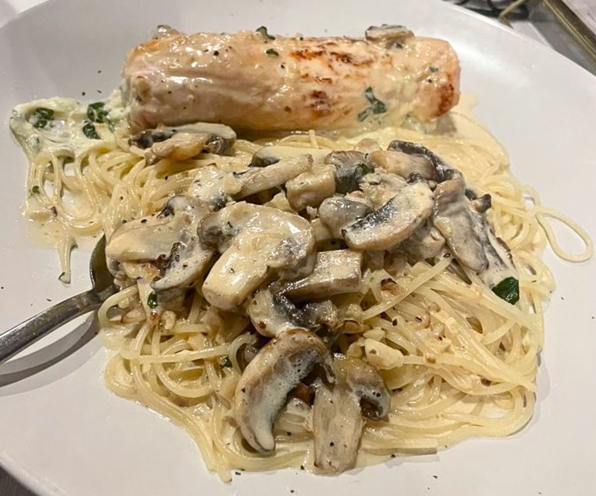 Chicken Niccola at Rivera Italian Restaurant in North Little Rock, Arkansas