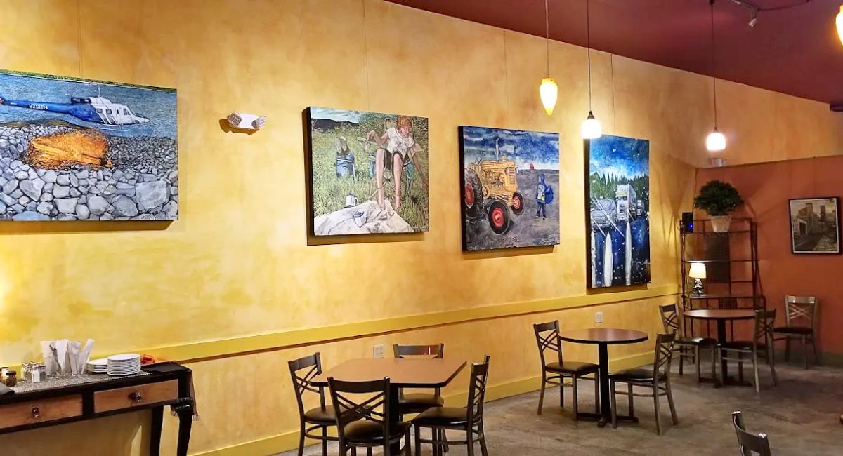 interior of Fat Olives Restaurant in Homer, AK