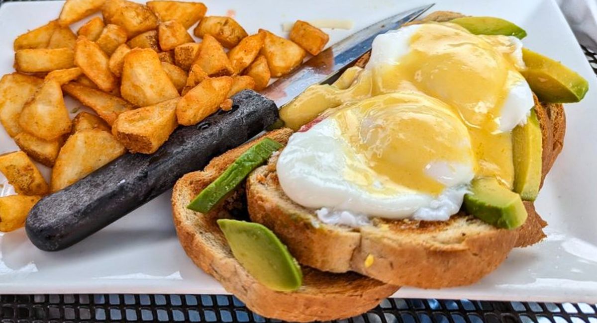 California Eggs Benedict at Angelle's Diner in Troutville, VA