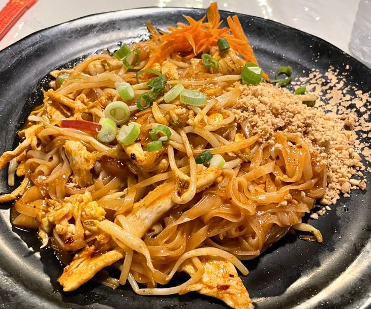 pad thai at Zaap Thai Cuisine in Bossier City, Louisiana