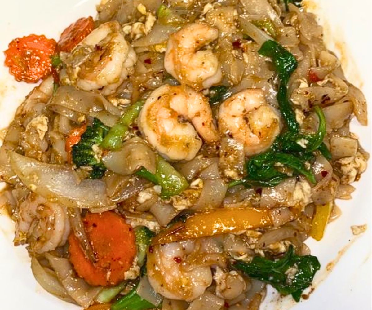 Pad Kee Mow at Zaap Thai Cuisine in Bossier City, Louisiana