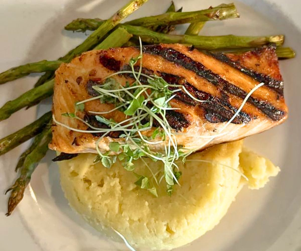 Honey-Chipotle Salmon at Fourk in Hickory, NC
