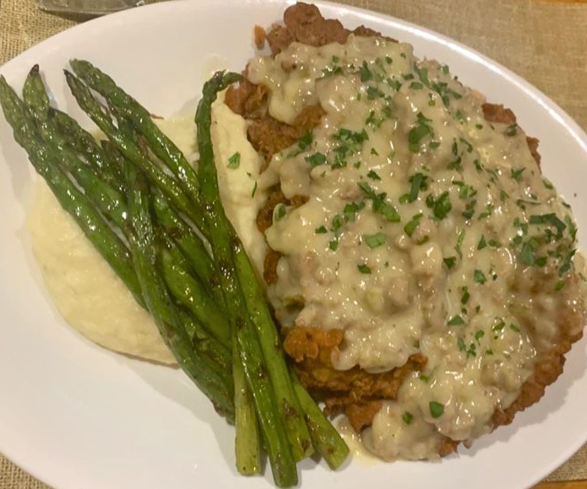 Southern fried pork chops at Lucky Dog Tavern in North Smithfield, Rhode Island