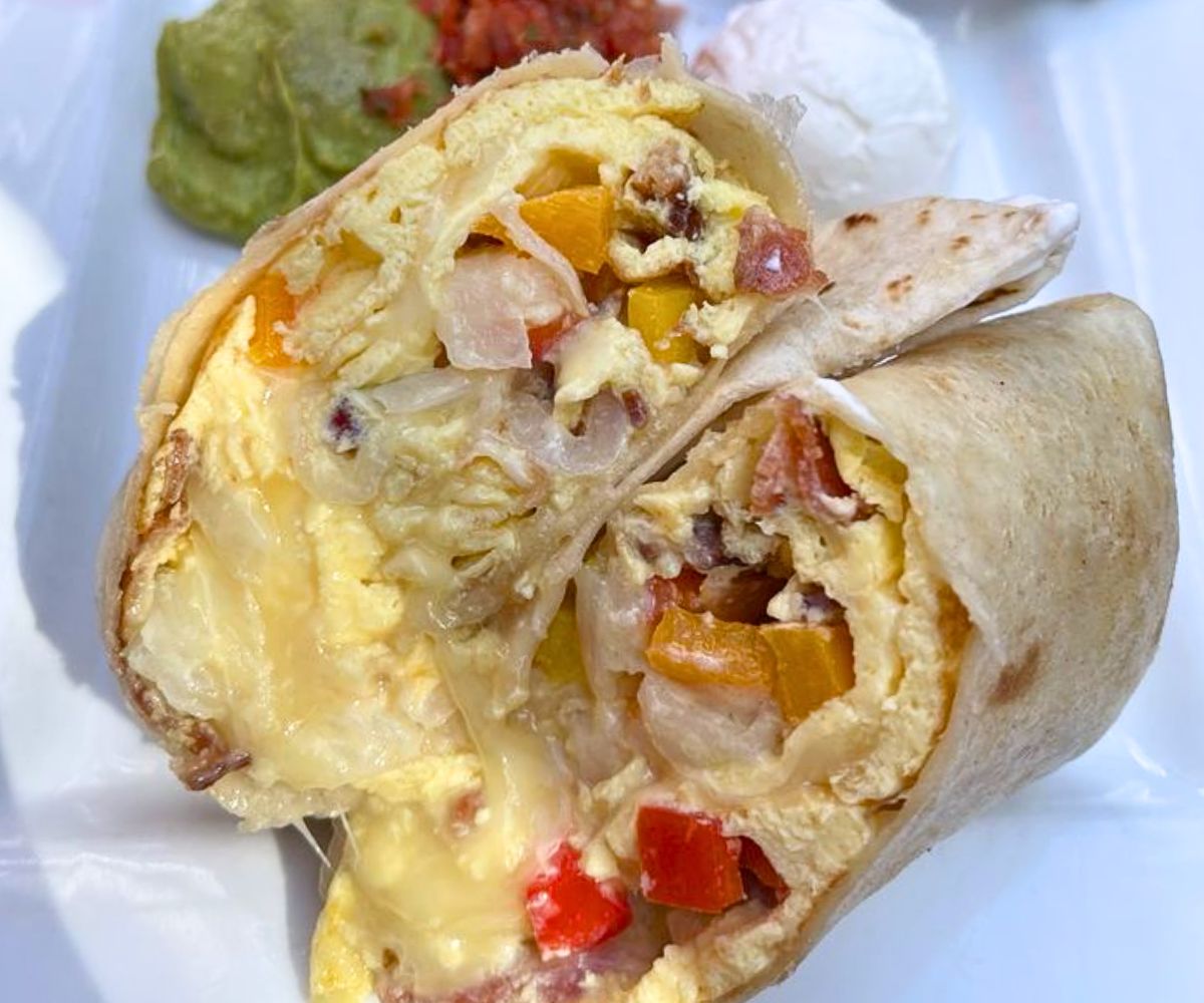 Kit's Burrito at Cafe This Way in Bar Harbor, ME