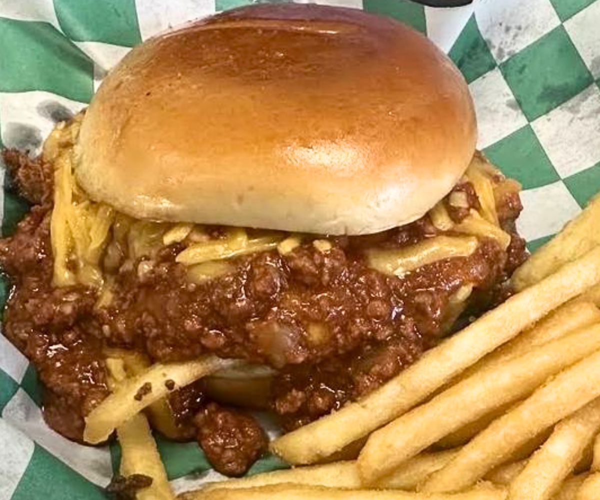 chili-cheeseburger at Patties in Edmond, OK