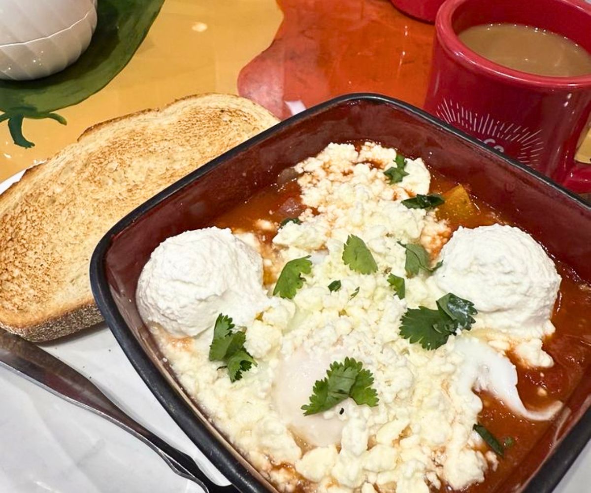Shakshuka at Cafe This Way in Bar Harbor, ME