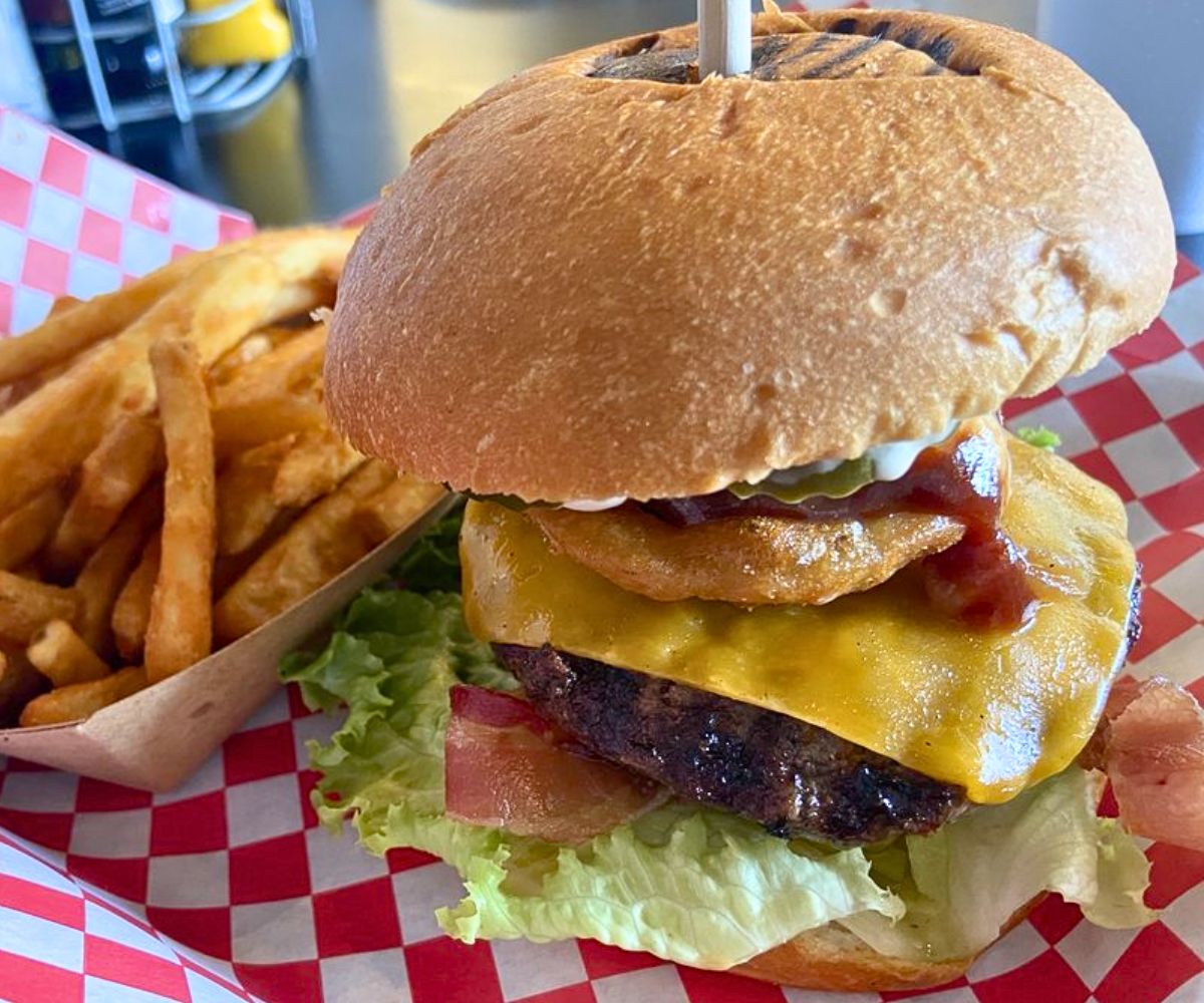 The Duke Burger at Burly Burger in South Weber, Utah