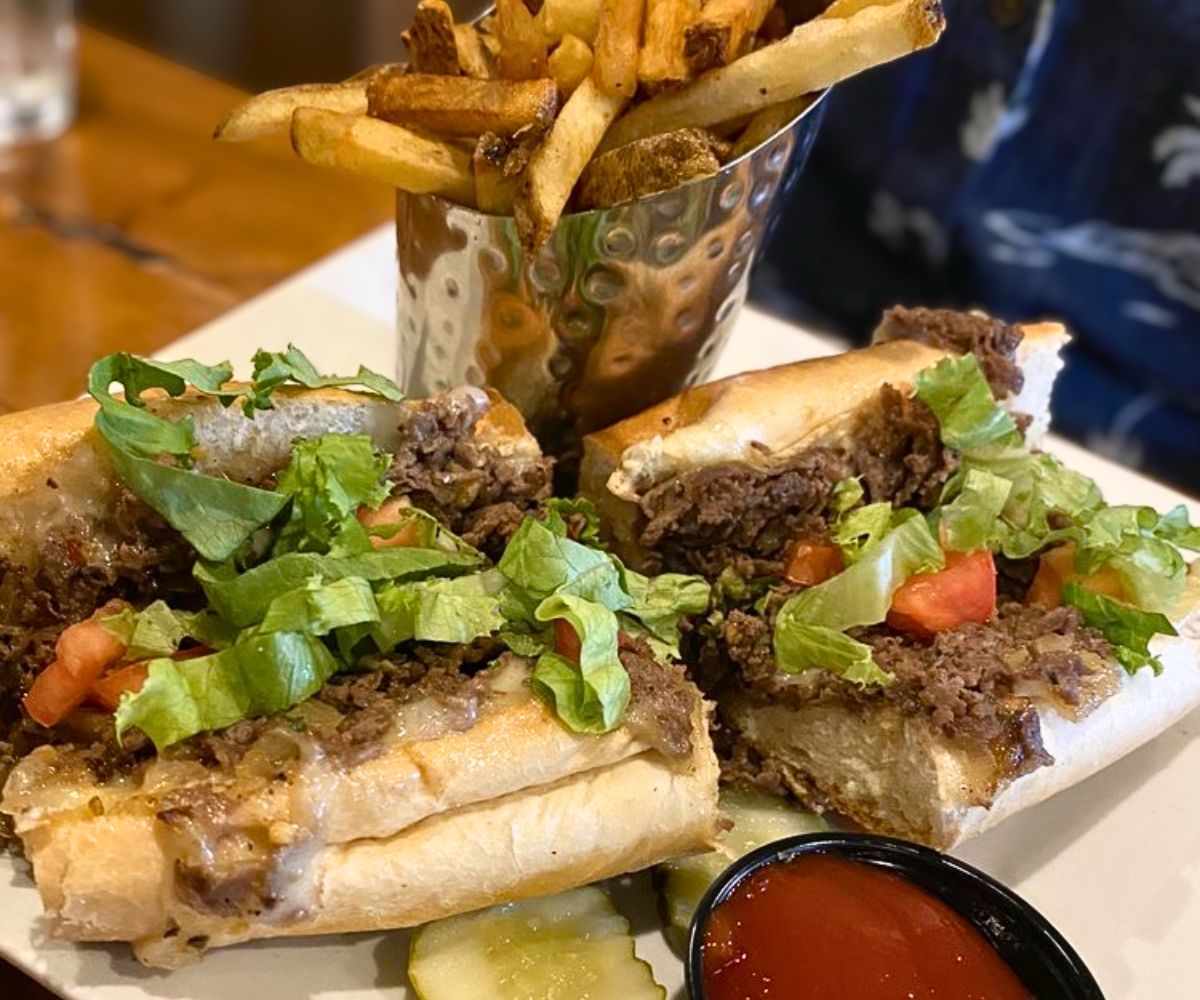 Philly Cheesesteak at Tom Foolery's in Middletown, Delaware