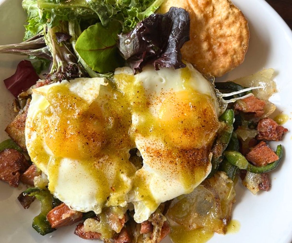 Cajun Hash at French Toast Bistro in Plymouth, Michigan