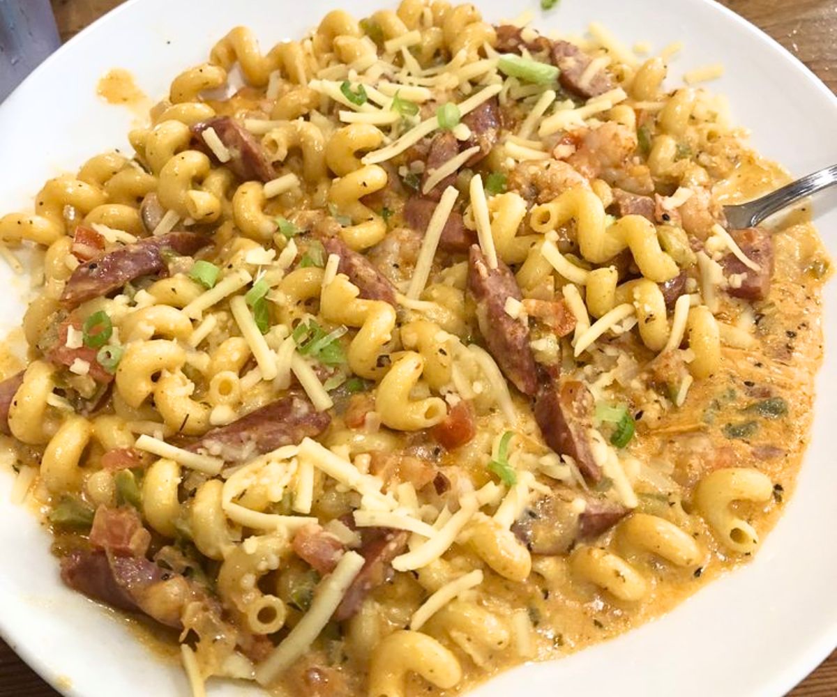 Jambalaya Mac-n-Cheese at Luna's Eat & Drink in Orange Beach, Alabama