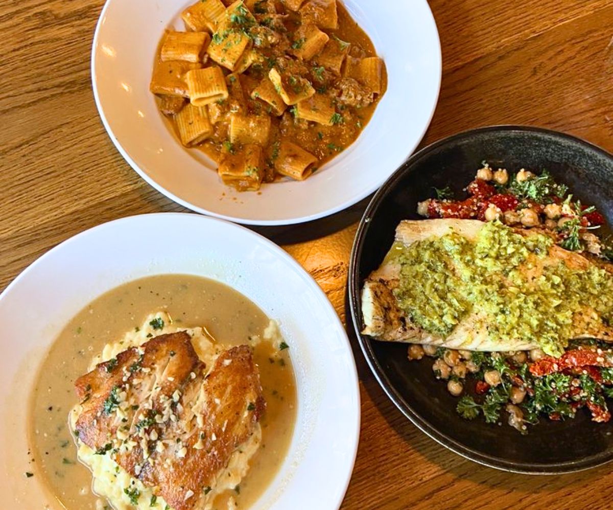 dishes at Beppe in Royal Oak, Michigan