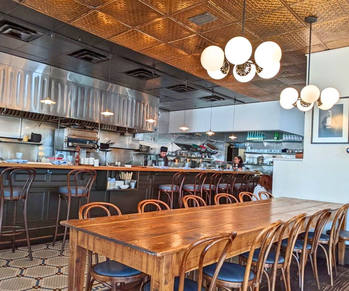interior of The Copper Onion in Salt Lake City, UT