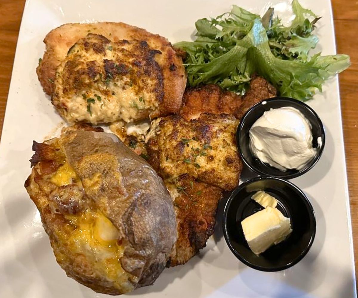 Chicken Chesapeake at Tom Foolery's in Middletown, DE
