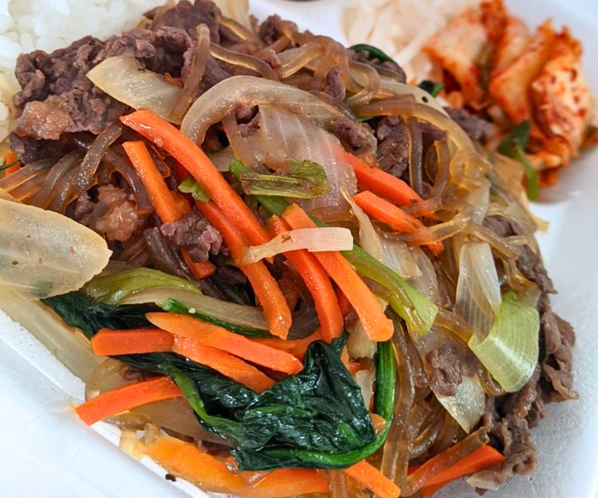 Chop Chae at Korean House in Cheyenne, Wyoming