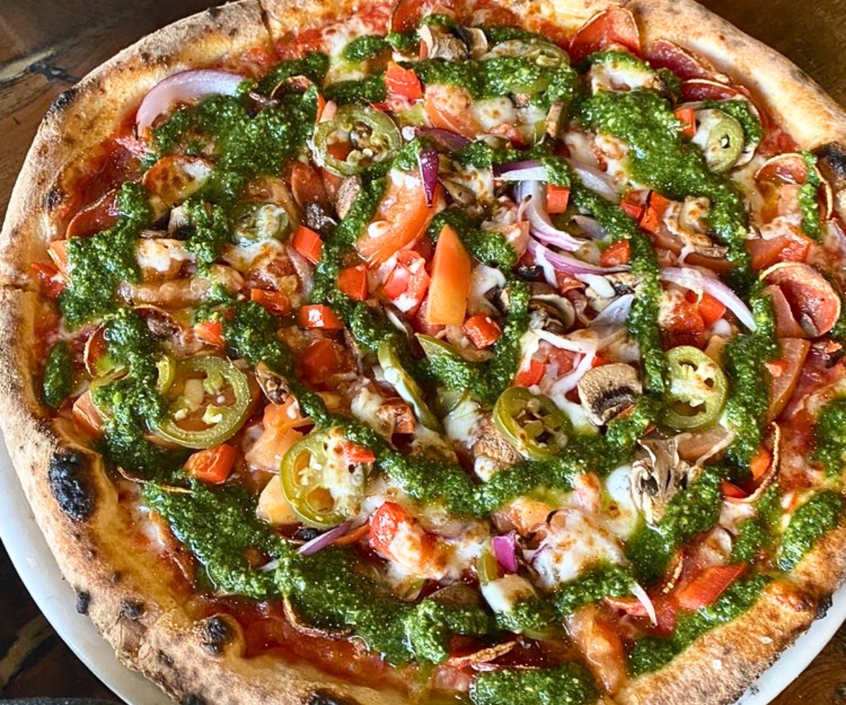 pizza at Stick+Stone in Richland, WA