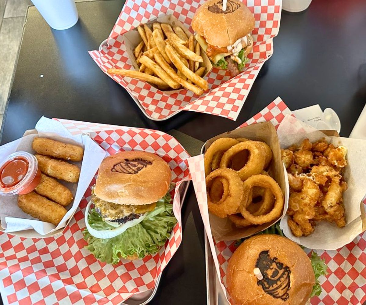 burgers at Burly Burger in South Weber, UT