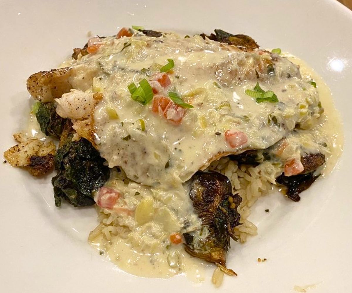 Orange Grouper at Luna's Eat & Drink in Orange Beach, Alabama
