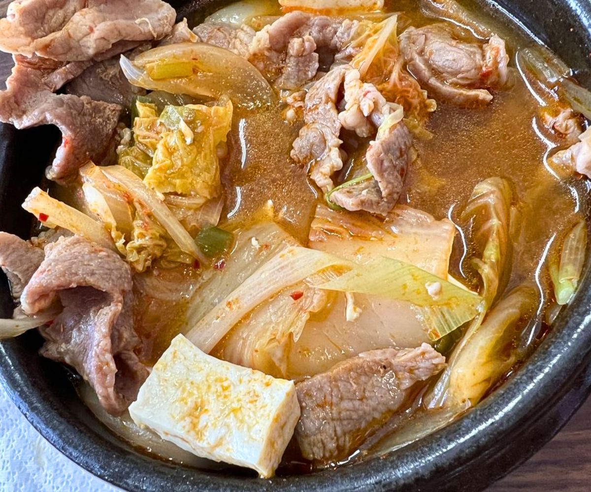 Kimchi Jjigae at Korean House in Cheyenne, Wyoming