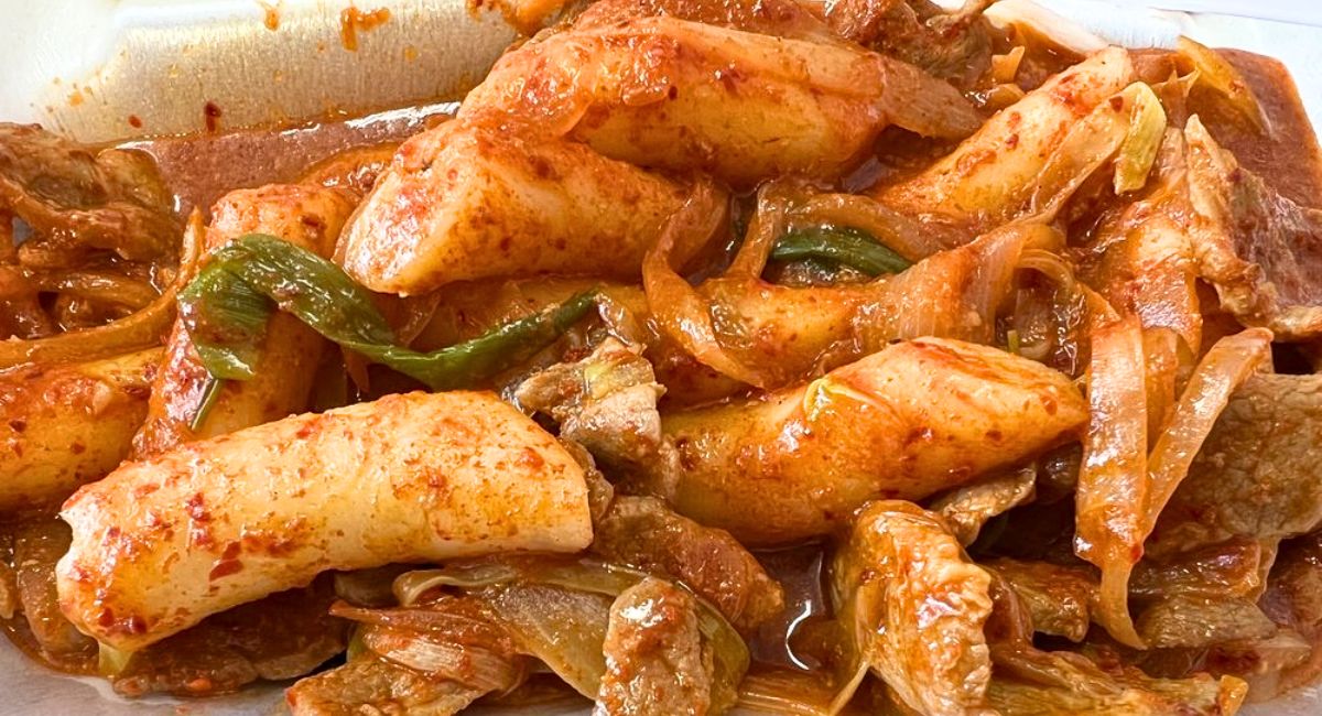 Tteokbokki at Korean House in Cheyenne, Wyoming